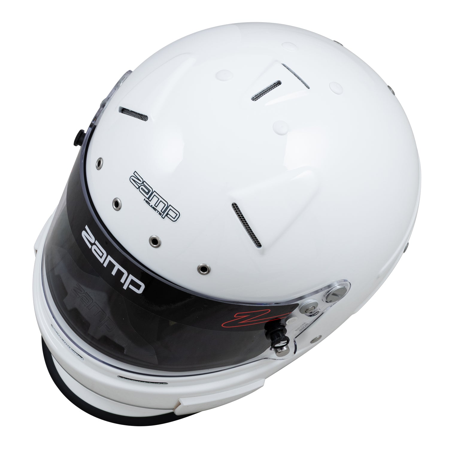 Zamp RZ70F White Racing Helmet