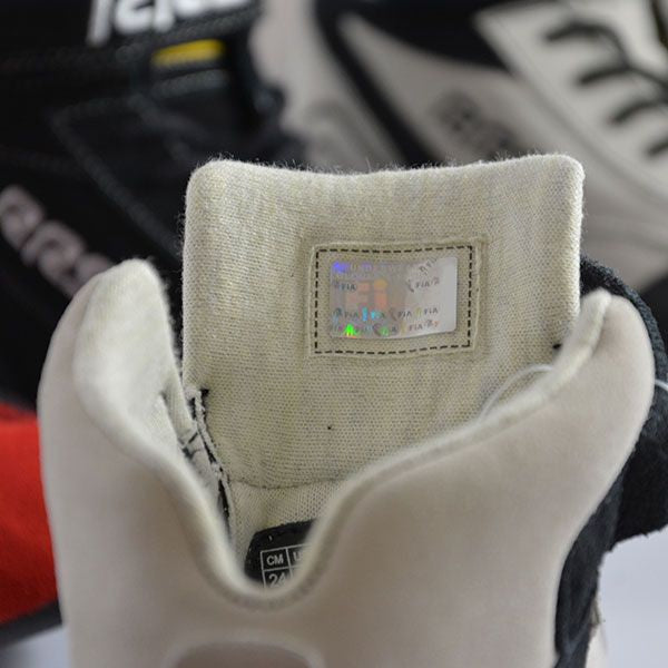 RRS white racing boots - FIA 8856-2018