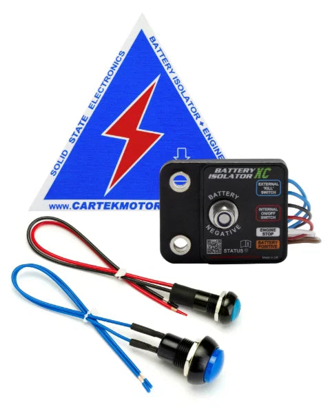CARTEK Battery Isolator X-Club Kit (Including External Switch)