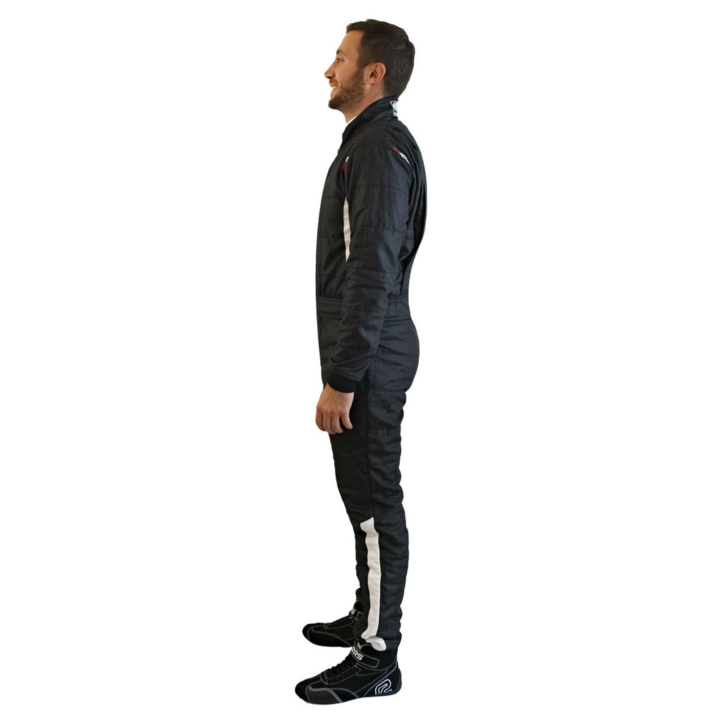 RRS Diamond Star race suit - Black - FIA 8856-2018
