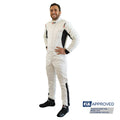 RRS Diamond Star race suit - Silver - FIA 8856-2018