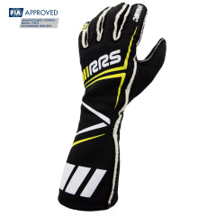 FIA RRS DYNAMIC 3 racing gloves (external seams) Black / Red - FIA 8856-2018