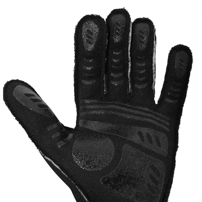 FIA RRS DYNAMIC 3 racing gloves (external seams) Black / Red - FIA 8856-2018