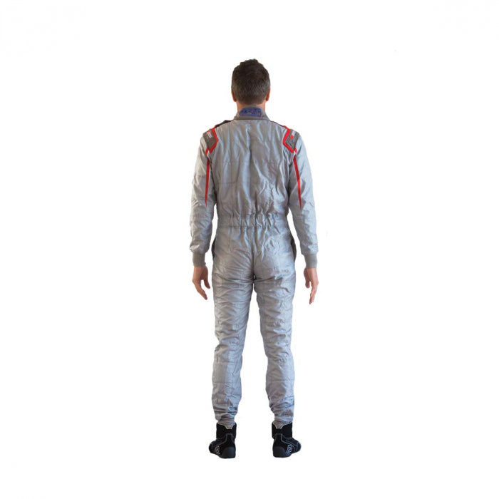 Race suit RRS EVO Monte Carlo Gray / Red - FIA 8856-2018
