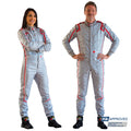 Race suit RRS EVO Monte Carlo Gray / Red - FIA 8856-2018