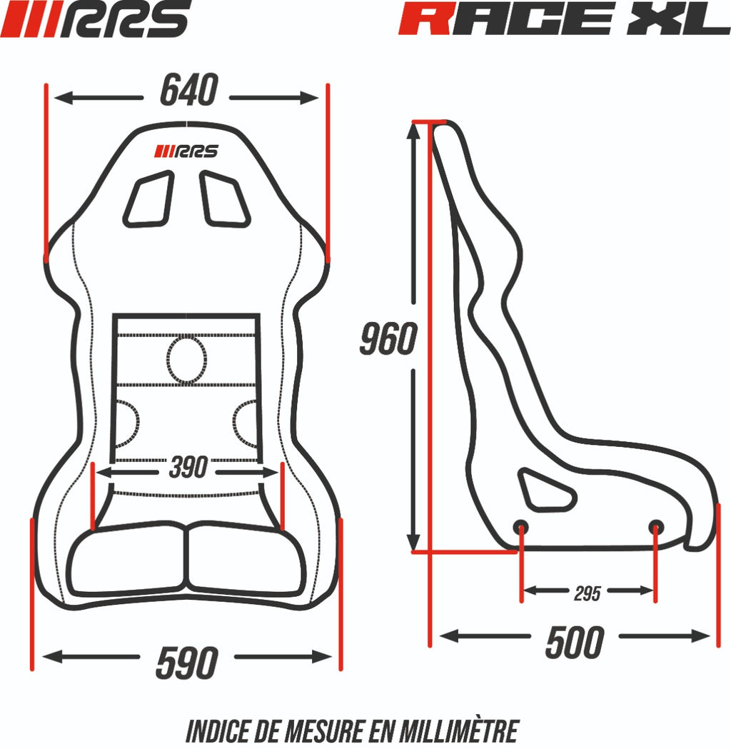 RRS RACE XL FIA Racing Seat