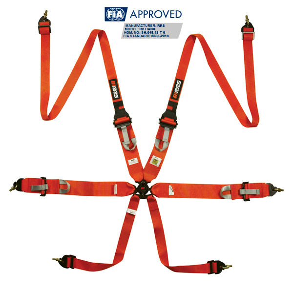 FIA RRS R6 HANS® harness 2.8 kg