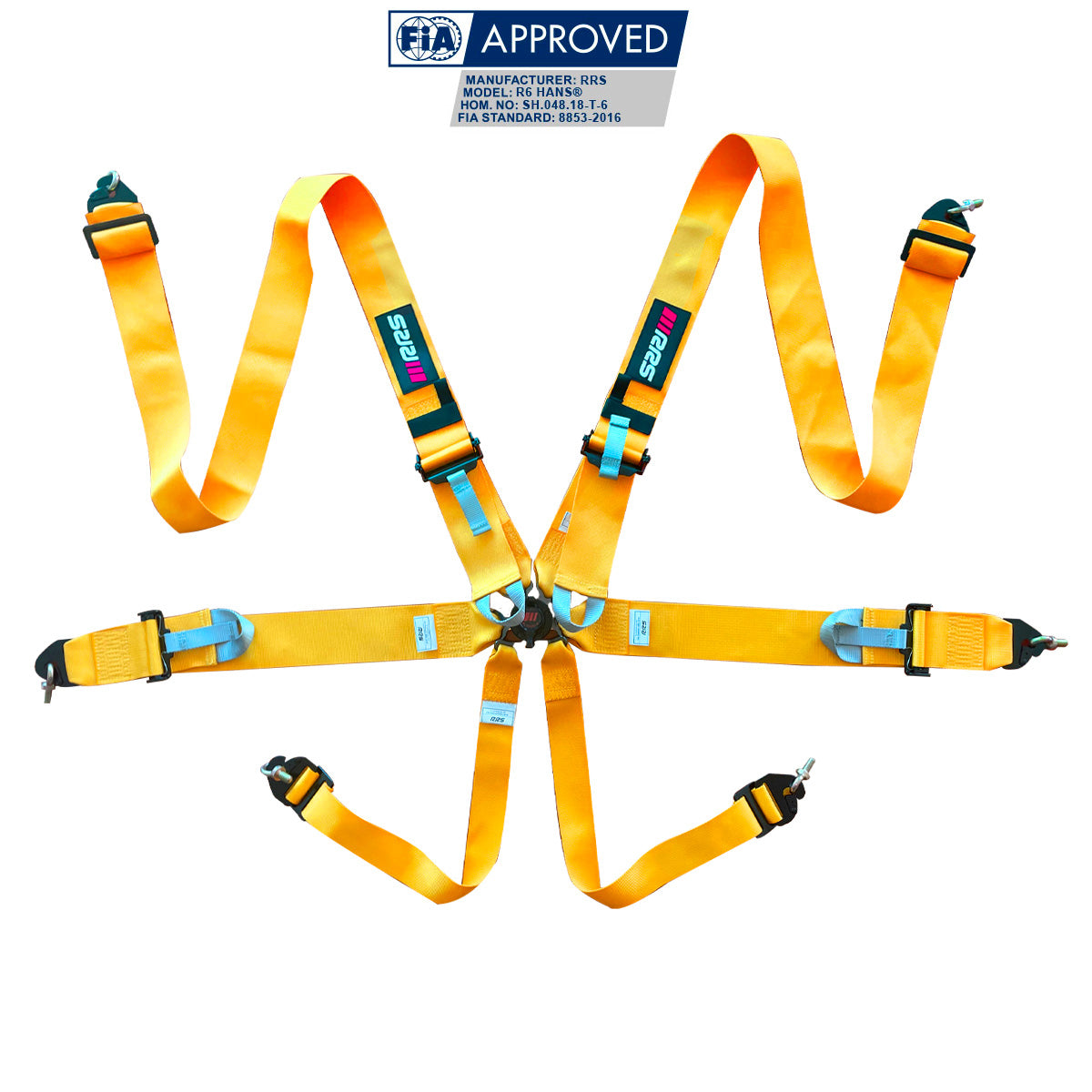 FIA RRS R6 Harness - 2.9kg