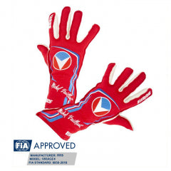 Racing gloves RRS Michel Vaillant Red - FIA 8856-2018