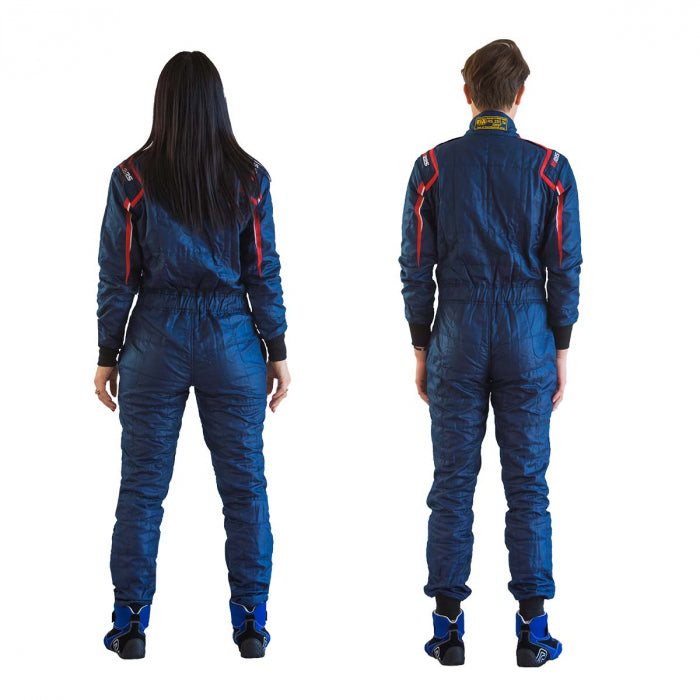 Race suit RRS EVO Monte Carlo Dark Blue / Red - FIA 8856-2018