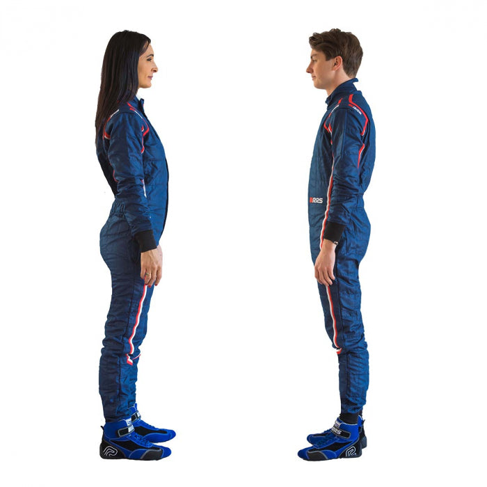 Race suit RRS EVO Monte Carlo Dark Blue / Red - FIA 8856-2018