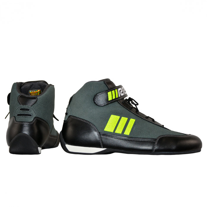 RRS Prolight Acid Yellow Racing Boots - FIA 8856-2018