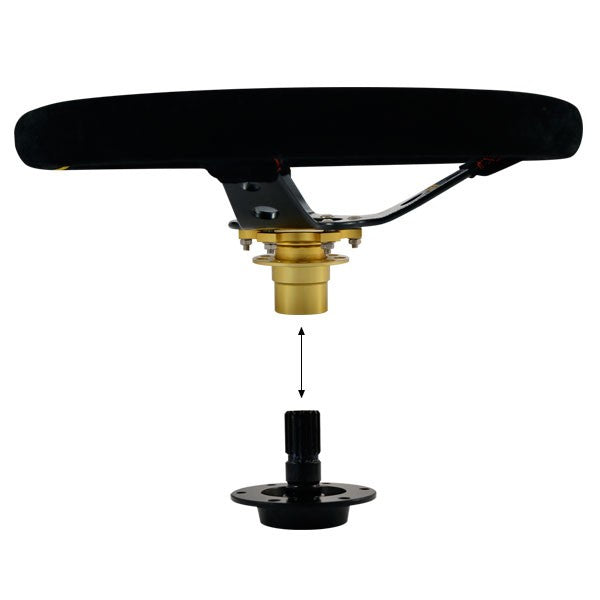 Quick release hub (gold)