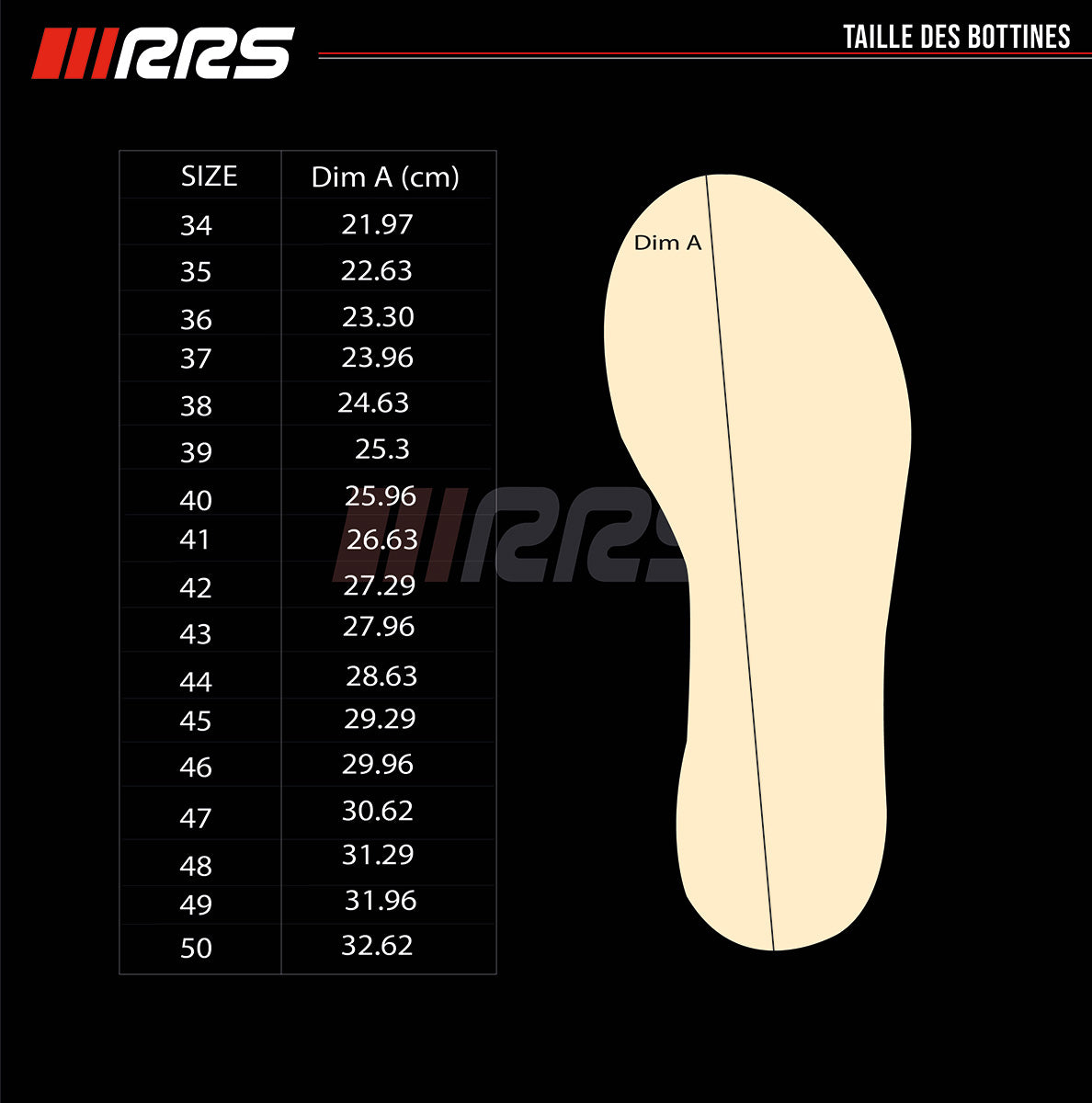 RRS black racing boots - FIA 8856-2018