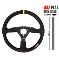 RRS VELOCE EVO steering wheel - Flat 350 - Black suede